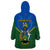 Personalised Solomon Islands Football Wearable Blanket Hoodie Polynesian Pattern Sporty Style LT14 - Polynesian Pride