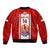 Personalised Tahitian Football Bomber Jacket Tahiti Coat Of Arm Polynesian Sporty Style LT14 - Polynesian Pride