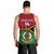 Personalised Vanuatu Football Men Tank Top Vanuatuan Coat Of Arm Polynesian Flag Style LT14 - Polynesian Pride