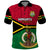 Custom Vanuatu Football Polo Shirt Vanuatuan Coat Of Arm Polynesian Flag Style LT14 Red - Polynesian Pride