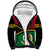 Personalised Vanuatu Football Sherpa Hoodie Vanuatuan Coat Of Arm Polynesian Flag Style LT14 Unisex Red - Polynesian Pride