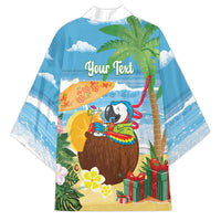 Chilling Parrot Hawaii Summer Christmas Personalized Kimono It's 5 O'Clock Somewhere Beachy Vibes