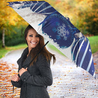 New Zealand Christmas In July Umbrella Funny Santa Sheep Meri Kirihimete Blue