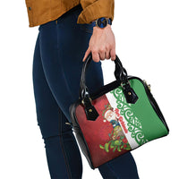 Meri Kirihimete New Zealand Shoulder Handbag Cute Santa NZ Animals and Pohutukawa