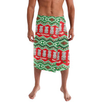 New Zealand Christmas In July Lavalava Meri Kirihimete Hei Tiki Taniko Motifs Seamless