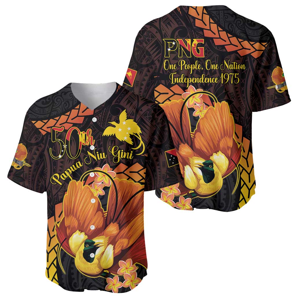 Papua New Guinea Independence Day Baseball Jersey 50th Anniversary Papua Niu Gini Bird Of Paradise LT14