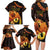 Papua New Guinea Independence Day Family Matching Long Sleeve Bodycon Dress and Hawaiian Shirt 49th Anniversary Papua Niu Gini Bird Of Paradise