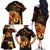 Papua New Guinea Independence Day Family Matching Off The Shoulder Long Sleeve Dress and Hawaiian Shirt 49th Anniversary Papua Niu Gini Bird Of Paradise