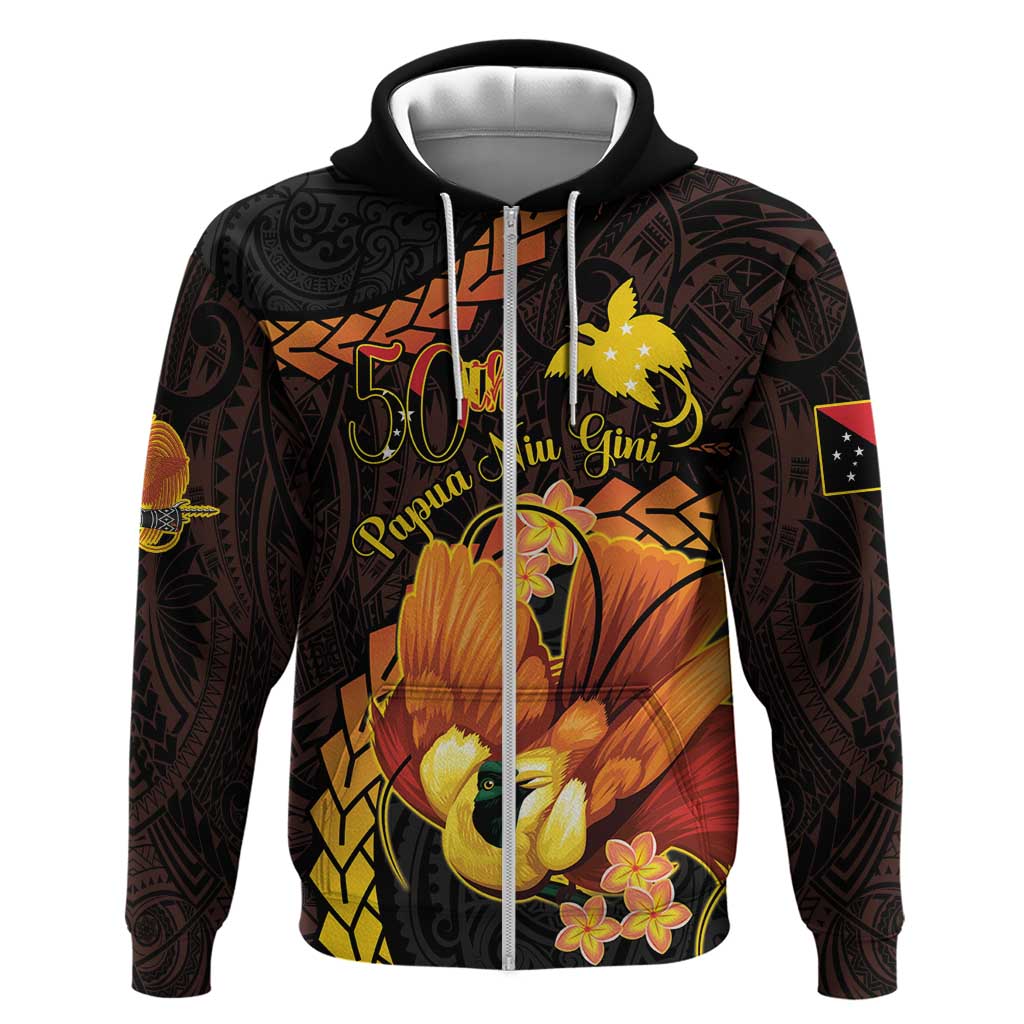 Papua New Guinea Independence Day Hoodie 50th Anniversary Papua Niu Gini Bird Of Paradise LT14
