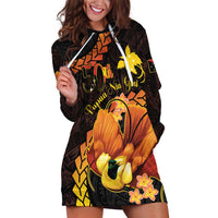 Papua New Guinea Independence Day Hoodie Dress 50th Anniversary Papua Niu Gini Bird Of Paradise LT14