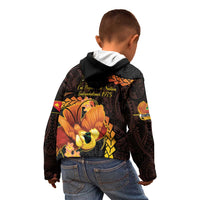 Papua New Guinea Independence Day Kid Hoodie 50th Anniversary Papua Niu Gini Bird Of Paradise LT14