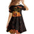 Papua New Guinea Independence Day Kid Short Sleeve Dress 50th Anniversary Papua Niu Gini Bird Of Paradise LT14