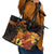 Papua New Guinea Independence Day Leather Tote Bag 50th Anniversary Papua Niu Gini Bird Of Paradise LT14