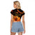 Papua New Guinea Independence Day Raglan Cropped T Shirt 50th Anniversary Papua Niu Gini Bird Of Paradise LT14