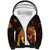Papua New Guinea Independence Day Sherpa Hoodie 50th Anniversary Papua Niu Gini Bird Of Paradise LT14