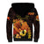 Papua New Guinea Independence Day Sherpa Hoodie 50th Anniversary Papua Niu Gini Bird Of Paradise LT14