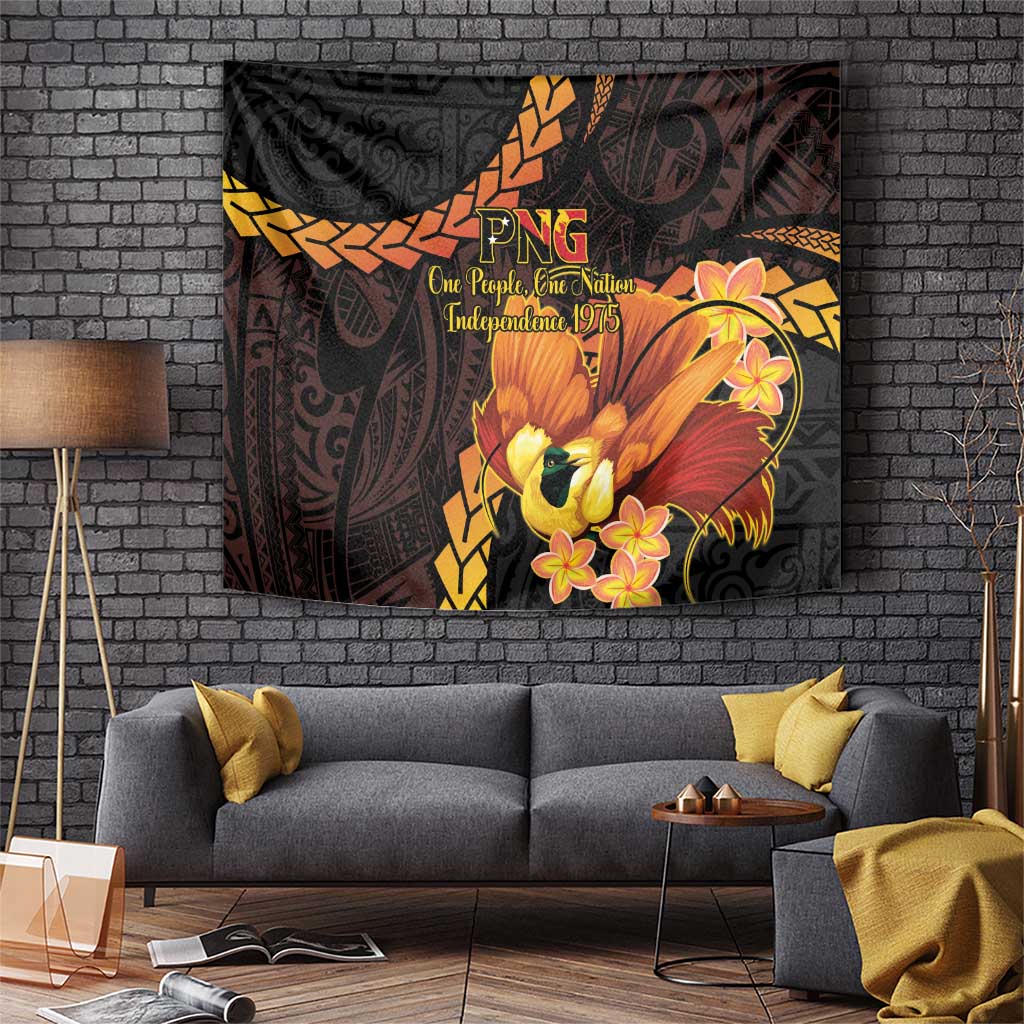 Papua New Guinea Independence Day Tapestry 50th Anniversary Papua Niu Gini Bird Of Paradise LT14