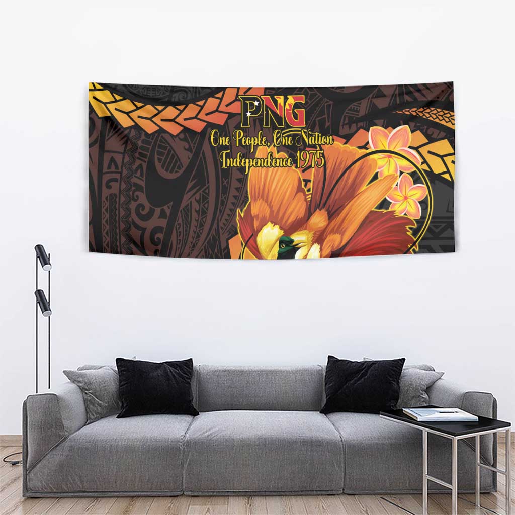 Papua New Guinea Independence Day Tapestry 50th Anniversary Papua Niu Gini Bird Of Paradise LT14