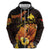 Papua New Guinea Independence Day Zip Hoodie 50th Anniversary Papua Niu Gini Bird Of Paradise LT14