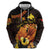 Papua New Guinea Independence Day Zip Hoodie 50th Anniversary Papua Niu Gini Bird Of Paradise LT14