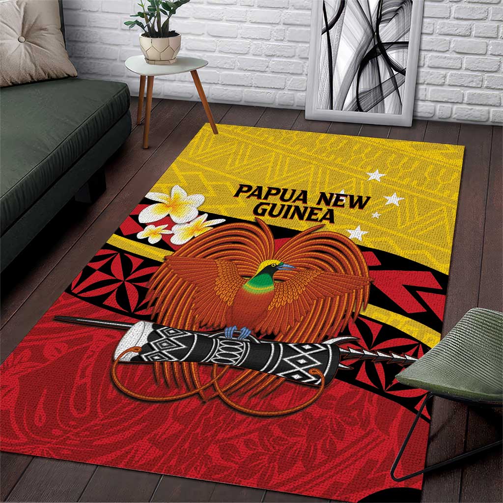 Papua New Guinea Independence Day Area Rug Since 1975 Unity In Diversity