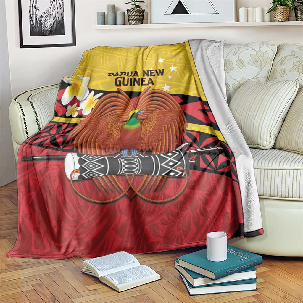 Papua New Guinea Independence Day Blanket Since 1975 Unity In Diversity LT14 Red - Polynesian Pride