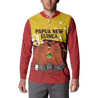 Papua New Guinea Independence Day Button Sweatshirt Since 1975 Unity In Diversity LT14 - Polynesian Pride