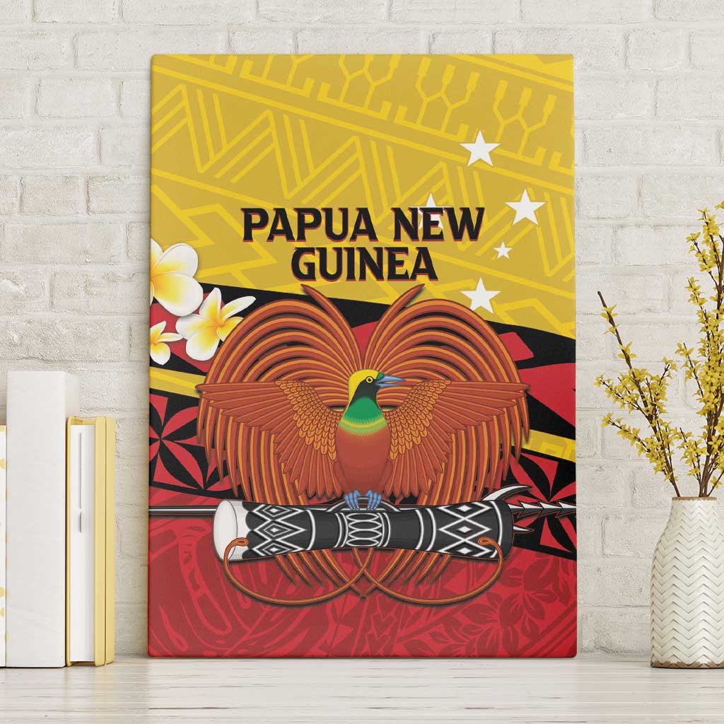Papua New Guinea Independence Day Canvas Wall Art Since 1975 Unity In Diversity LT14 Without Frame Red - Polynesian Pride