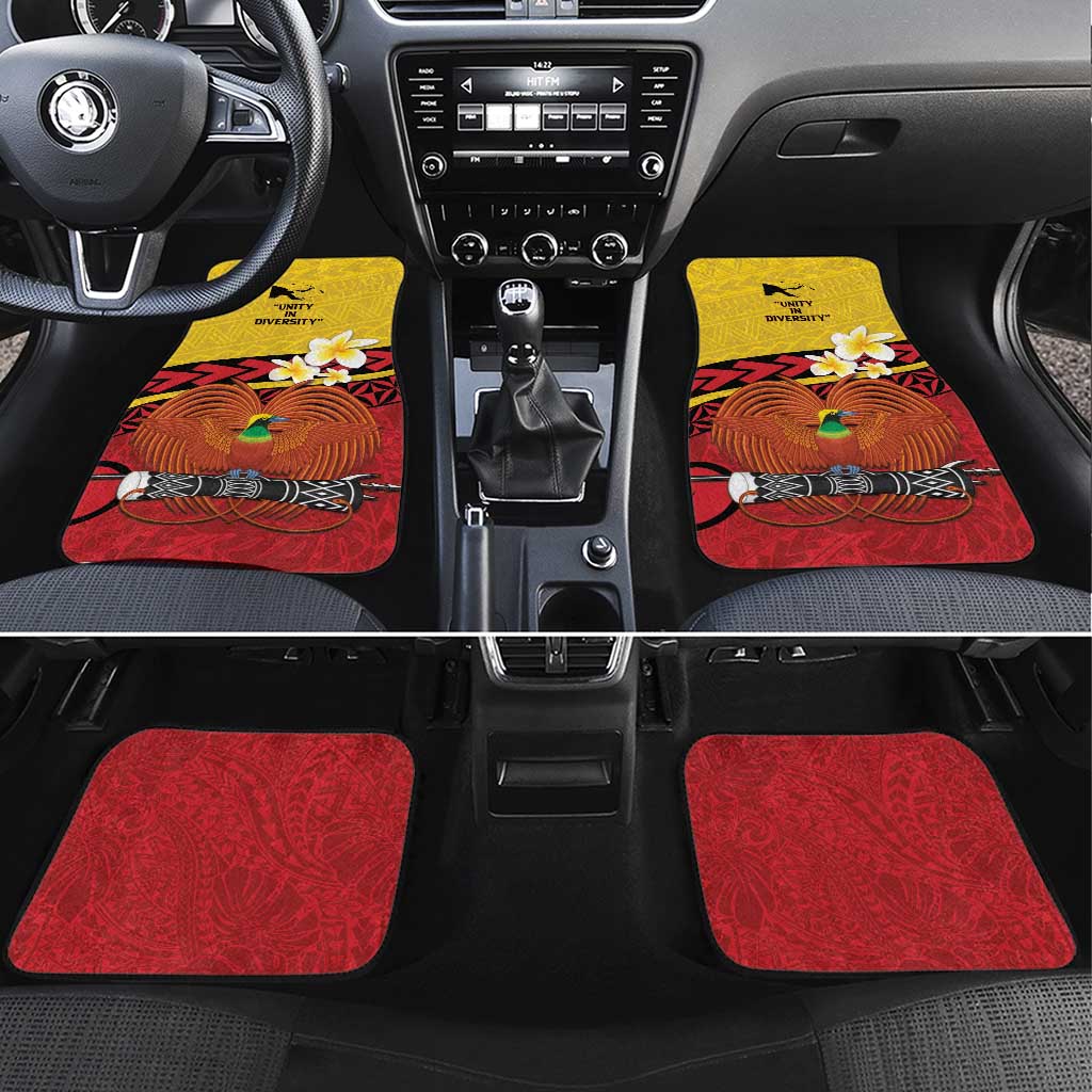 Papua New Guinea Independence Day Car Mats Since 1975 Unity In Diversity