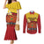Papua New Guinea Independence Day Couples Matching Mermaid Dress and Long Sleeve Button Shirt Since 1975 Unity In Diversity