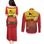 Papua New Guinea Independence Day Couples Matching Puletasi and Long Sleeve Button Shirt Since 1975 Unity In Diversity