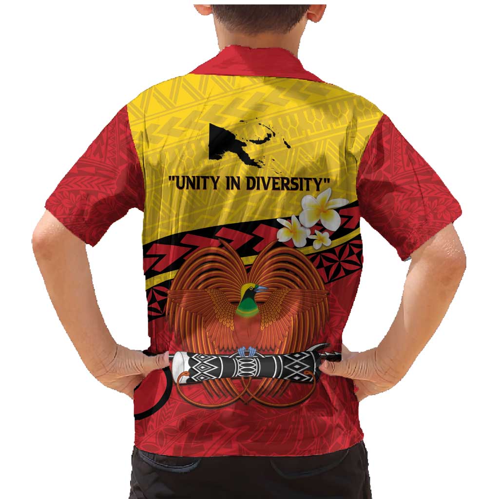Papua New Guinea Independence Day Family Matching Mermaid Dress and Hawaiian Shirt Since 1975 Unity In Diversity