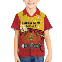 Papua New Guinea Independence Day Family Matching Off Shoulder Maxi Dress and Hawaiian Shirt Since 1975 Unity In Diversity