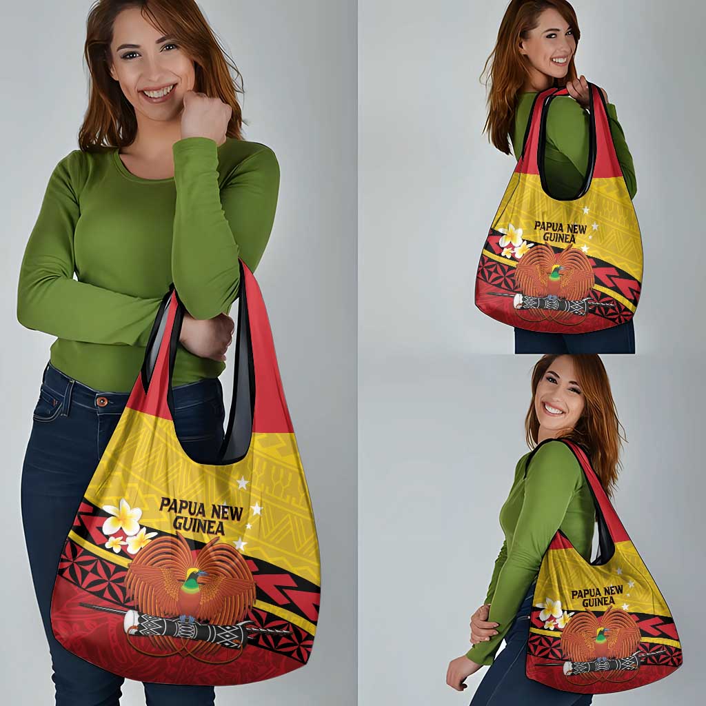 Papua New Guinea Independence Day Grocery Bag Since 1975 Unity In Diversity LT14 - Polynesian Pride