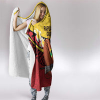 Papua New Guinea Independence Day Hooded Blanket Since 1975 Unity In Diversity LT14 - Polynesian Pride