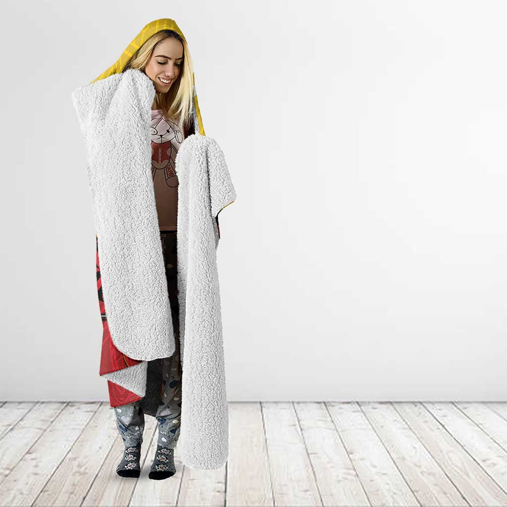 Papua New Guinea Independence Day Hooded Blanket Since 1975 Unity In Diversity LT14 - Polynesian Pride