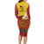 Papua New Guinea Independence Day Long Sleeve Bodycon Dress Since 1975 Unity In Diversity