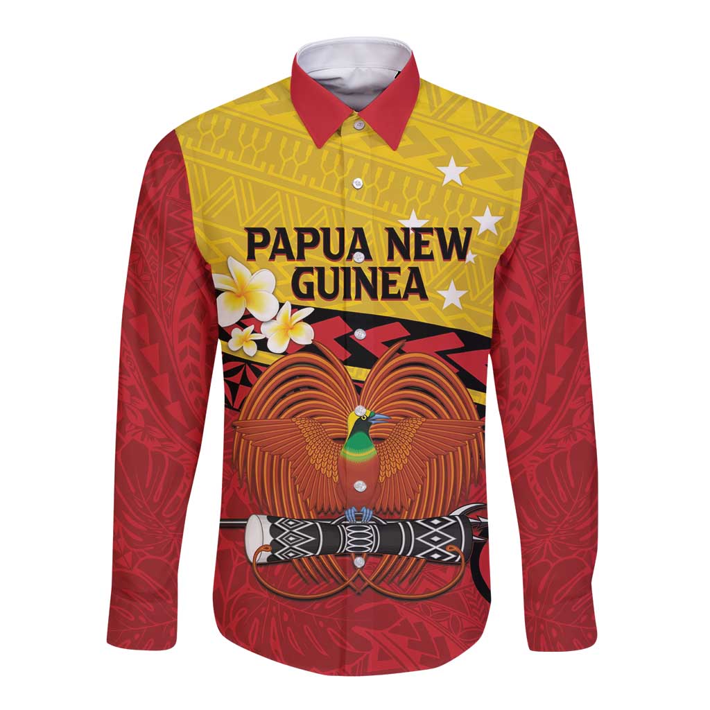 Papua New Guinea Independence Day Long Sleeve Button Shirt Since 1975 Unity In Diversity