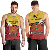 Papua New Guinea Independence Day Men Tank Top Since 1975 Unity In Diversity LT14 - Polynesian Pride
