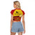 Papua New Guinea Independence Day Raglan Cropped T Shirt Since 1975 Unity In Diversity