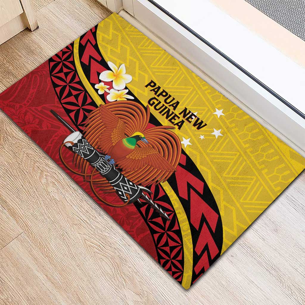 Papua New Guinea Independence Day Rubber Doormat Since 1975 Unity In Diversity LT14 - Polynesian Pride