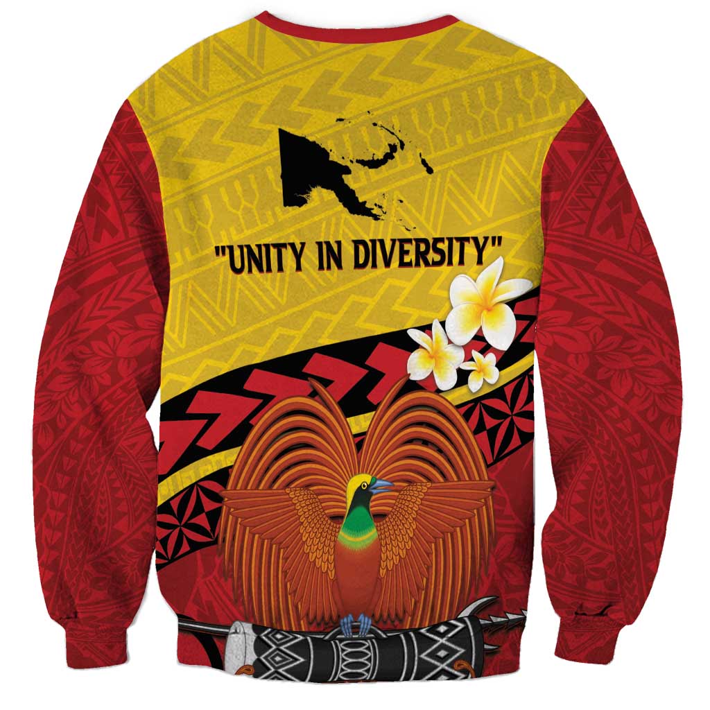 Papua New Guinea Independence Day Sweatshirt Since 1975 Unity In Diversity LT14 - Polynesian Pride