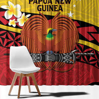 Papua New Guinea Independence Day Window Curtain Since 1975 Unity In Diversity LT14 - Polynesian Pride