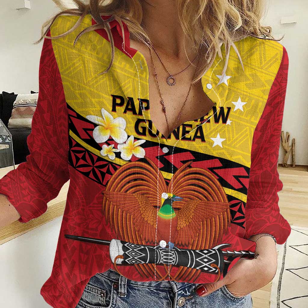 Papua New Guinea Independence Day Women Casual Shirt Since 1975 Unity In Diversity
