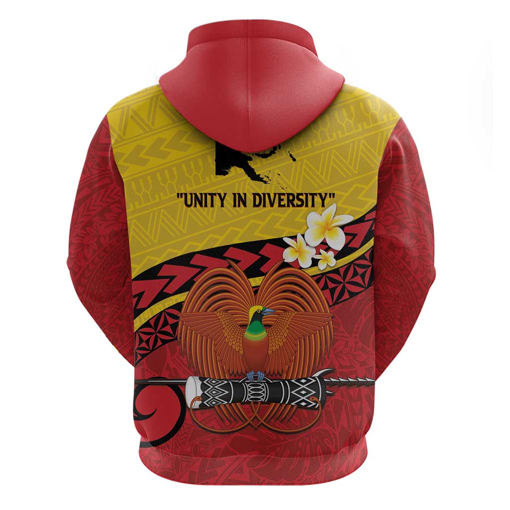 Papua New Guinea Independence Day Zip Hoodie Since 1975 Unity In Diversity