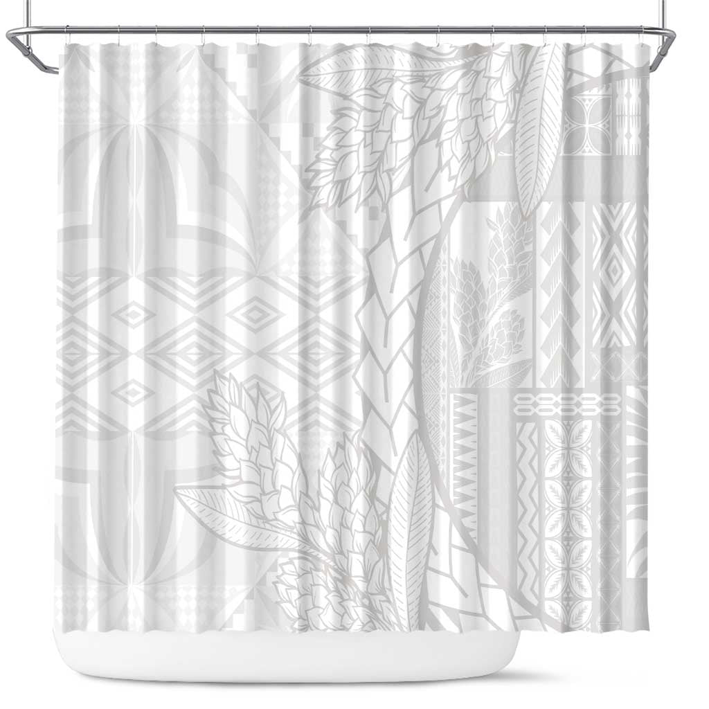 Samoa White Sunday Shower Curtain Lotu Tamaiti Siapo With Teuila