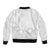 Tonga White Sunday Bomber Jacket Manuia le Aso Sa o Tamaiti Heilala With Ngatu Pattern