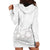 Tonga White Sunday Hoodie Dress Manuia le Aso Sa o Tamaiti Heilala With Ngatu Pattern