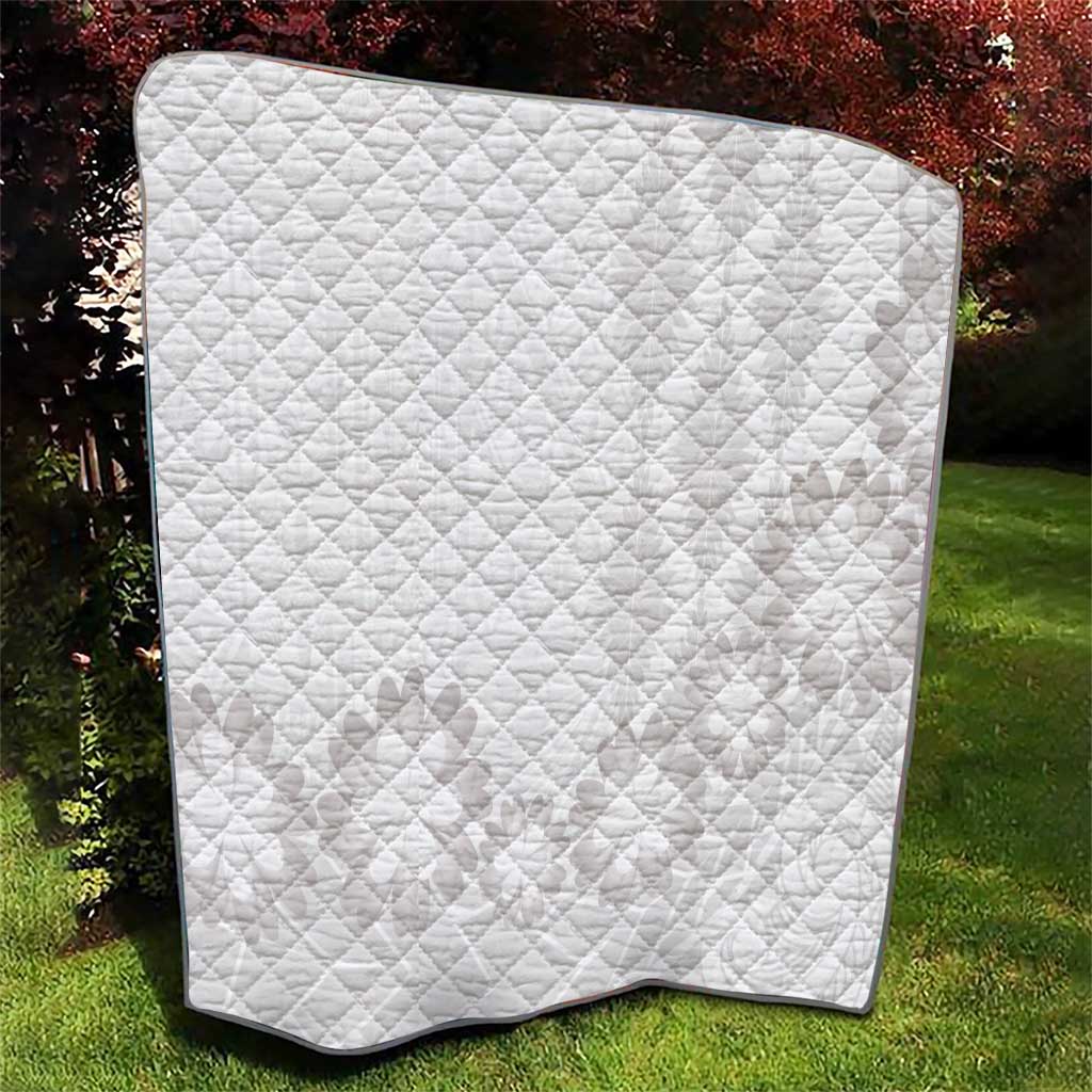 Tonga White Sunday Quilt Manuia le Aso Sa o Tamaiti Heilala With Ngatu Pattern