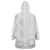 Tonga White Sunday Wearable Blanket Hoodie Manuia le Aso Sa o Tamaiti Heilala With Ngatu Pattern